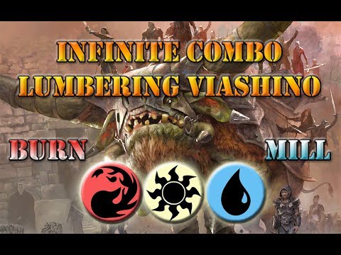 Video Infinite Combo | Viashino Battlement MTG Deck Tech - youtube