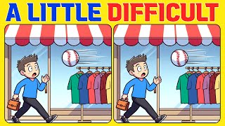 🧠🧩Spot the Difference | Brain training 《A Little Difficult》