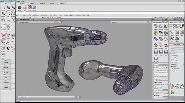 Alias 3D modelling tutorial - IKEA Fixa cordless screwdriver 1