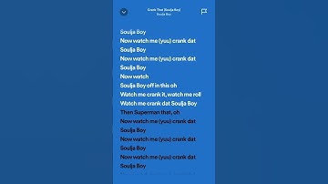 Thumbnail of Soulja Boy - Crank That #hits  #trending  #spotifylyrics #tiktok #throwbacks #viralhits #souljaboy
