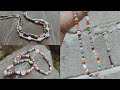 beaded necklace tutorial | cara membuat kalung manik manik