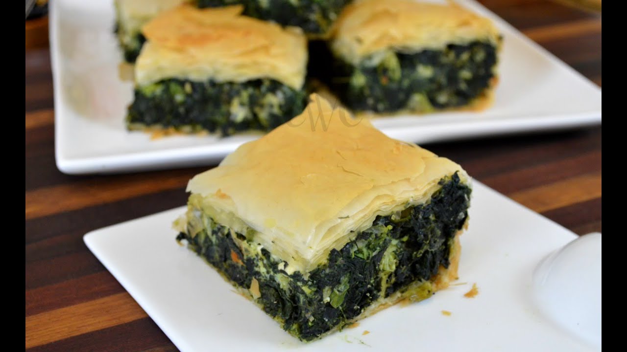 SPANAKOPITA GREEK SPINACH PIE RECIPE How To Use Phyllo Pastry Sheets 