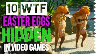 10 WTF Easter Eggs Hidden in Video Games! Feat. Oddheader