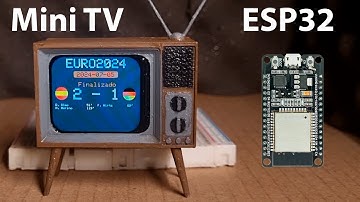 ESP32 - Hice una MiniTV para ver los resultados de Futbol