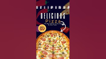 How to Design a Pizza Poster in Canva 🍕👩‍💻 #pizza #poster #canva #design #tutorial #graphicart