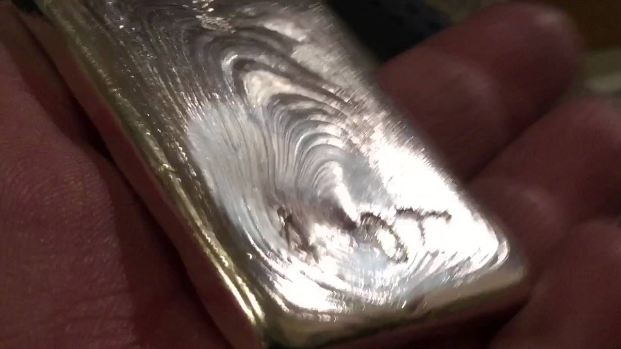 Bunker Bullion 15 First Engraved Mold Pouring Silver Youtube