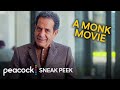 Monks back  10 minute first look at mr monks last case a monk movie