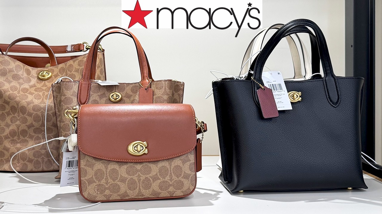 MACY'S NEW COACH BAGS ️ SUMMER 2025 ARRIVALS & SALE - YouTube