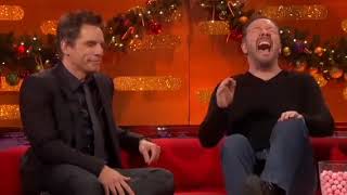 Rebel Wilson raps for Ricky Gervais and Ben Stiller