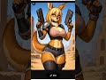 Sheila the kangaroo wastelander in the desert wasteland tribute 🦘😘🔞