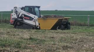 skid steer mount dump hopper by wifo