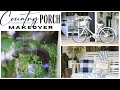 Porch Makeover ~ Porch Decorating Ideas ~ Front Porch Decor ~ Patio Makeover ~ Country Porch Swing