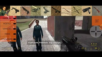 half life 2 mod menú o spawn menú :v