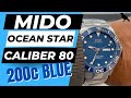 MIDO OCEAN STAR 200C, Caliber 80 CERAMIC BLUE DIAL in 88 Seconds| M042.430.11.041.00