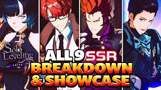 BREAKING DOWN & USING *ALL 9 SSR* HUNTERS IN SOLO LEVELING: ARISE IN 1H15M!