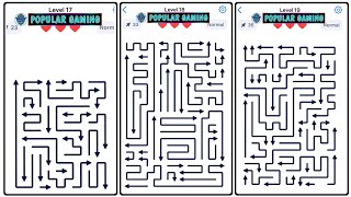 Arrow Puzzle: Tap Away Game Level 17 18 19  Gameplay Solution