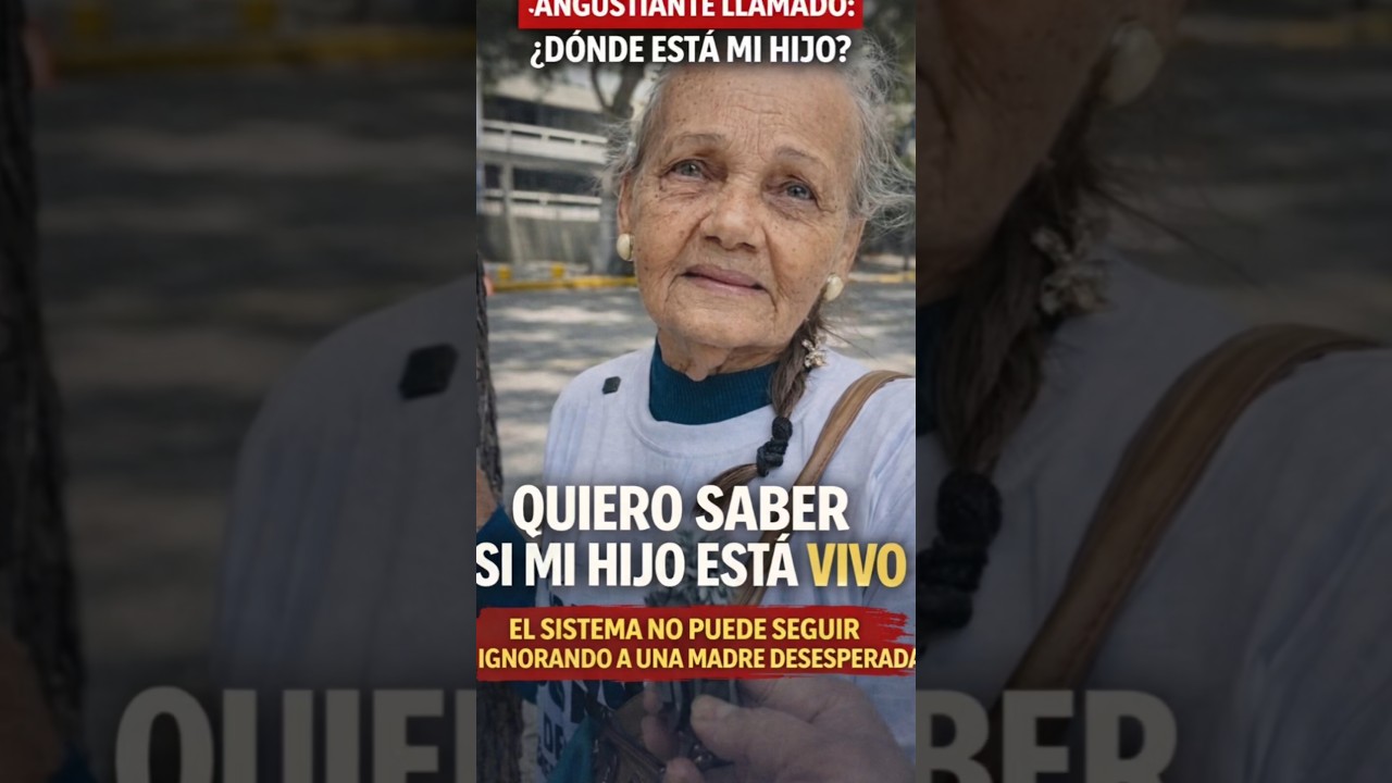 ¿Dónde esta si hijo? 14 meses recorriendo el país en su búsqueda con 81 años 🥹😭 #venezuela #noticias