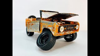 Restoration Ford Bronco Model car  Diecast restoration