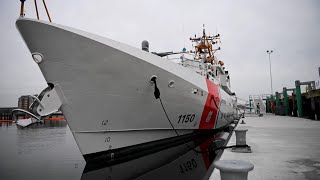 USCGC William Chadwick (WPC-1150) moored at Coast Guard Base Boston
