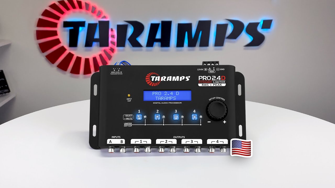 PRO2.4S TARAMPS プロセッサー デジタル クロスオーバー 4ch 【公式通販】