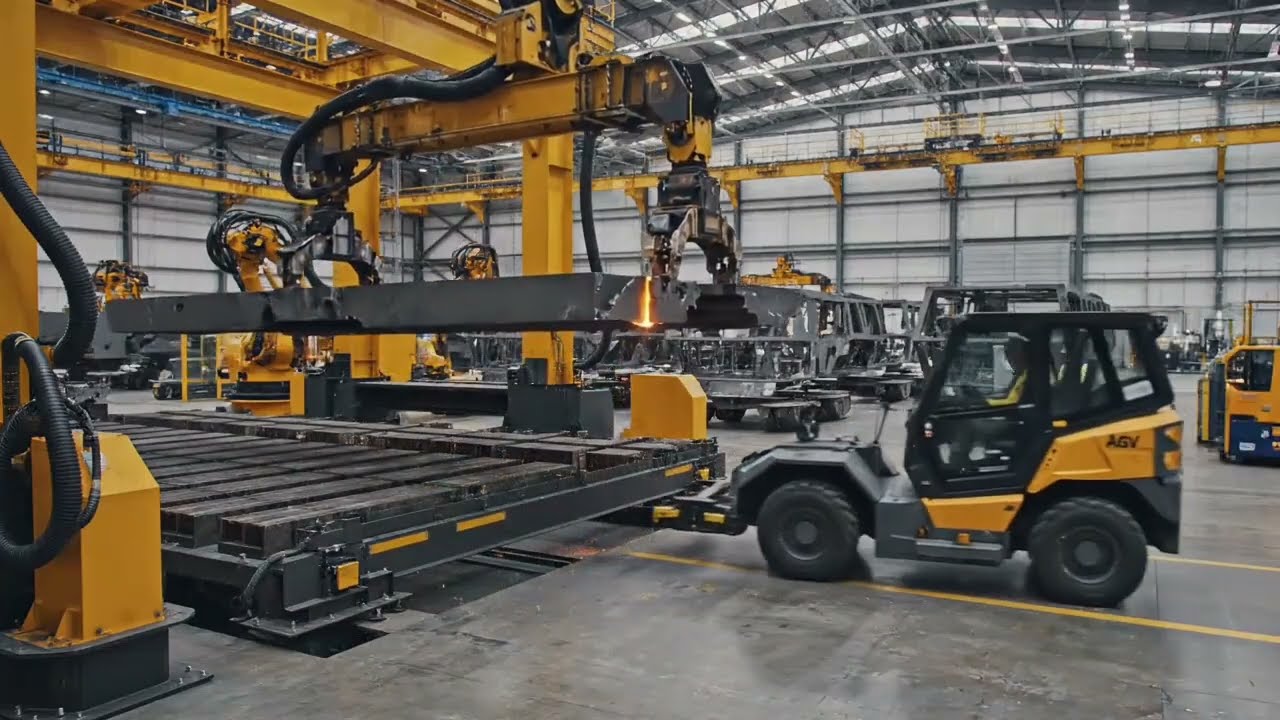 Faujiyon ki bullet proof gadi banane ka tarika aur factory machinen dekhen