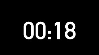 18 seconds countdown timer without alarm