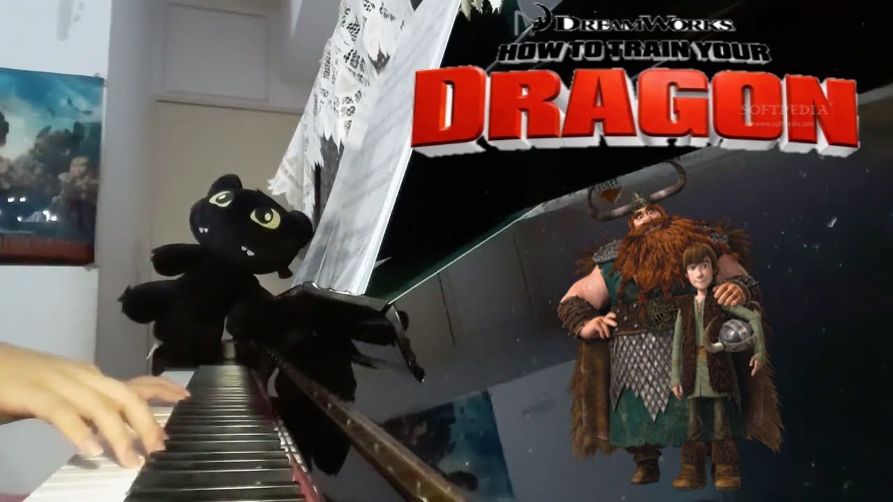 How to train your dragon OST Where's Hiccup?piano cover馴龍高手OST Where's