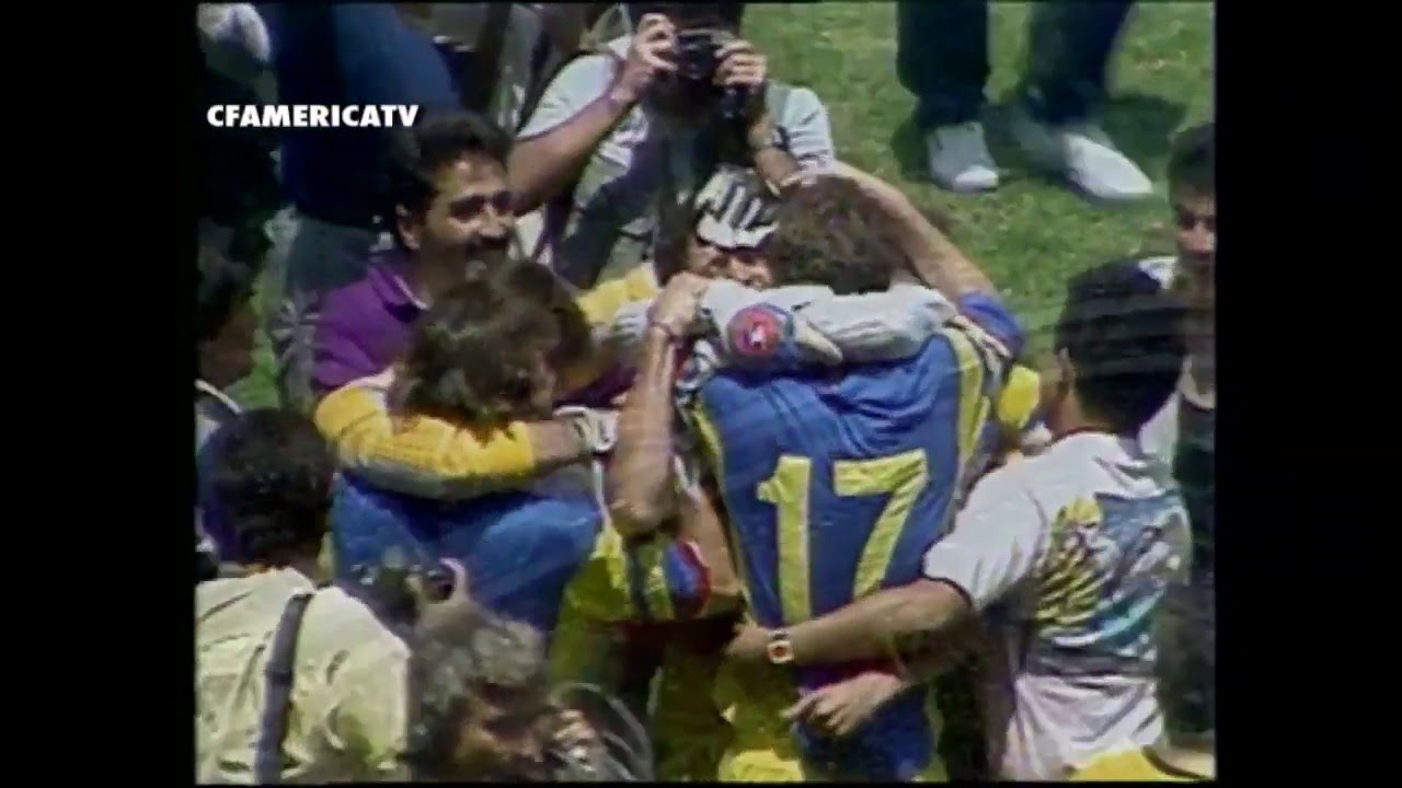 Final partido de vuelta América 2-2  Cruz Azul 1988-1989