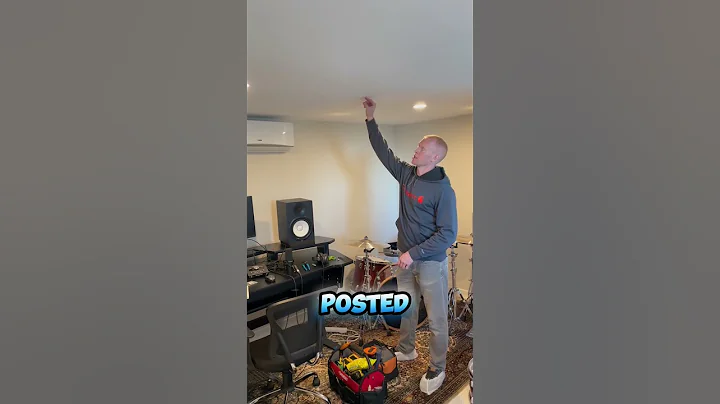 Recording Studio Install Setup with 16 of our 4”, 2”, & Triangle Bass Traps & Midrange Panels!