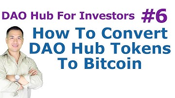 DAO Hub For Investors #6 - How To Convert DAO Hub Tokens To Bitcoin Using MyEtherWallet.com