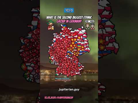 Kāda ir otrā lielākā etniskā piederība Vācijā šorti kartēšana youtubešorti ģeogrāfija