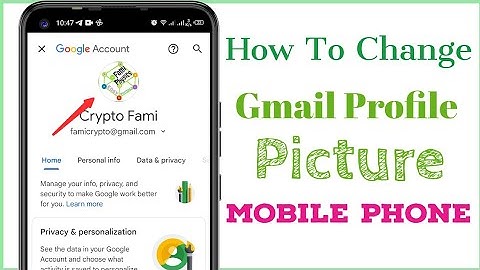 How To Change Gmail profile Picture in 📱 Mobile  Phone 📱 | Change Gmail Id Picture In Android