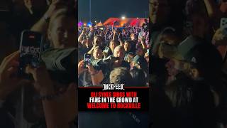 Oli Sykes Sings With Fans In The Crowd At Welcome To Rockville