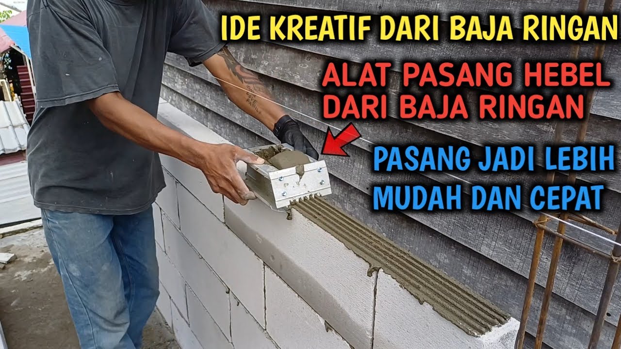 IDE KREATIF BIKIN ALAT PASANG HEBEL DARI BAJA RINGAN