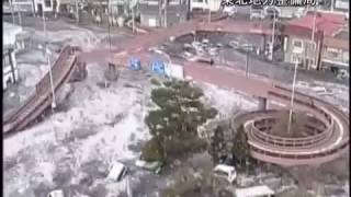 2011 Japan Tsunami  Caught on CCTV cameras