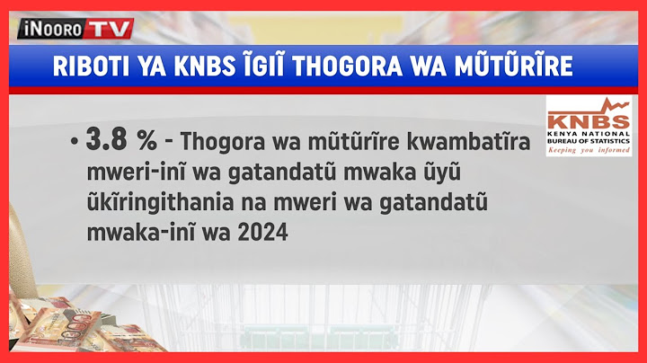 Riboti ya rũhonge rwa ndari bũrũri-inĩ kwonia thogora wa mũtũrĩre nĩ wambatĩrĩte
