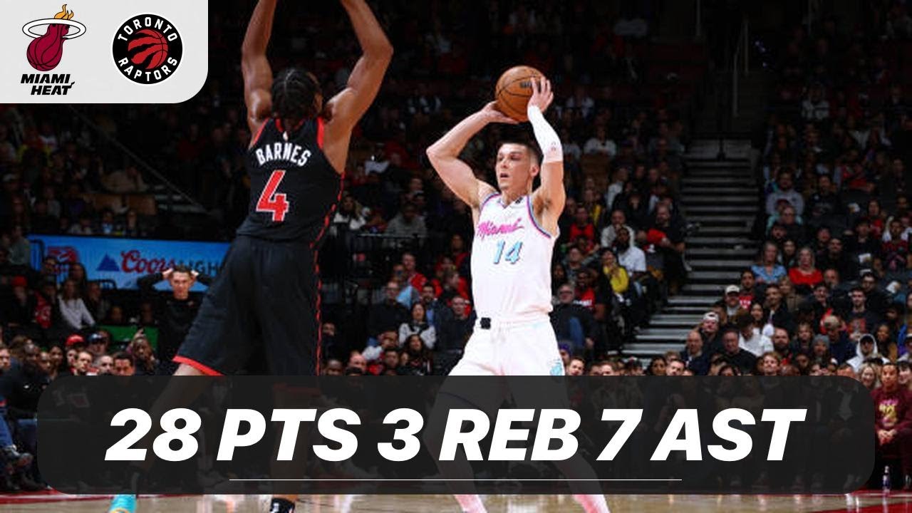 TYLER HERRO vs TORONTO RAPTORS | 28 PTS - 3 REB - 7 AST - 1 BLK | 02-22-2025 Highlights