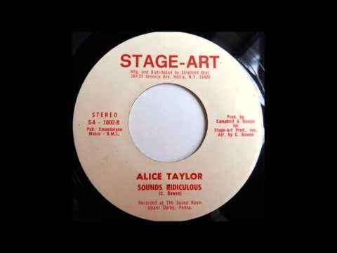 Alice Taylor - sounds ridiculous
