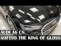 Soft99 the king of gloss wax  amazing results on audi a6 c8 sline  exterior car detailing  4k