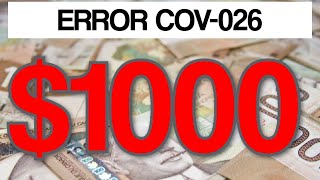 Canada Recovery Benefit - Error Messages