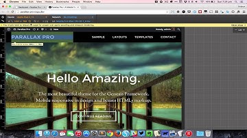 Video Background in Parallax Pro using BigVideo.js