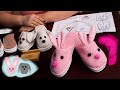 Cómo hacer Pantuflas infantiles/IDEA de negocio/2 modelos/Tutorial de costura infantil con Luzkita