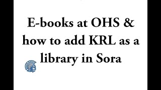 Ebooks at OHS and KRL screenshot 5