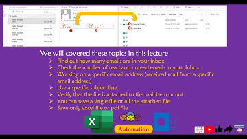 OUTLOOK FILES SAVE IN FOLDER VBA in Hindi #helloanalyst #automation #outlook #vba #vbaexcel #excel