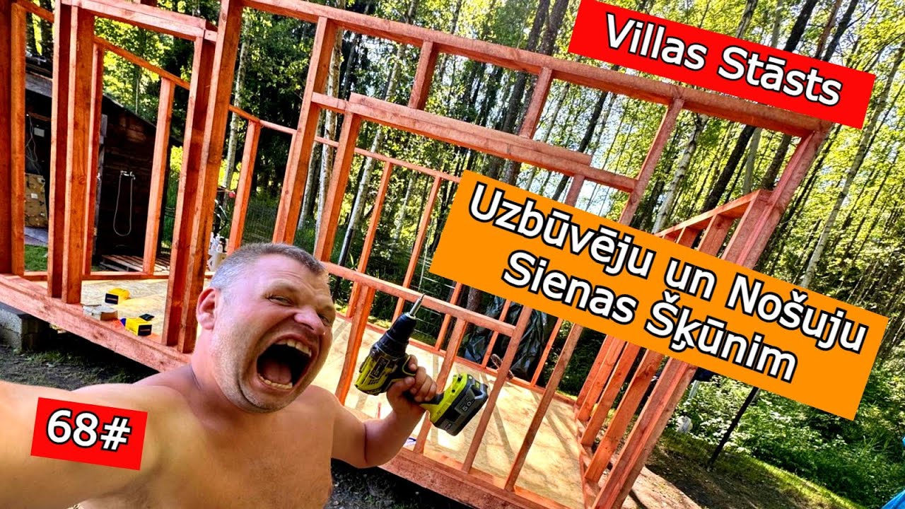 68# Uzbūvēju un Nošuju Sienas Šķūnim | Villas Stāsts