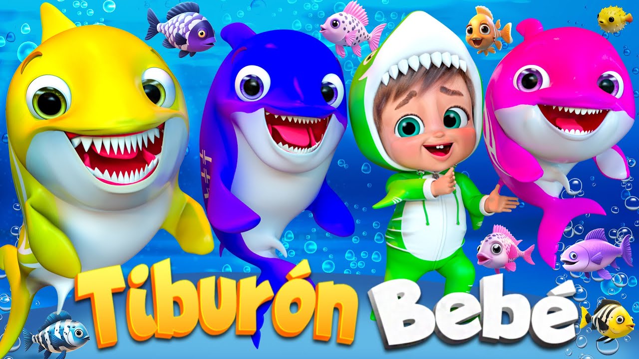 Bebé Tiburón en el Océano Azul | canciones infantiles y rimas infantiles  @SuperLucaEspanol