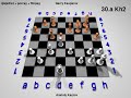 Chess povray 3.7 wcc 1984 Round 09 Anatoly Karpov vs Garry Kasparov 1-0