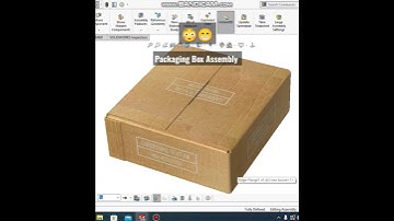 Packaging Box In Solidworks | #solidworks | #shorts | #short | #autocad