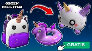 3 ITEMS DE UNICORNIO GRATIS EN ROBLOX [LIMITEDS GRATIS]