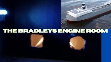 Carl D Bradley sinking model part 5. Fire in the boilers